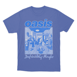 Definitely Maybe Debut Album T Shirt Blue