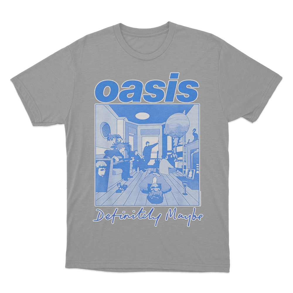 Definitely Maybe Debut Album T Shirt Grey Definitely Maybe Debut Album T Shirt Grey