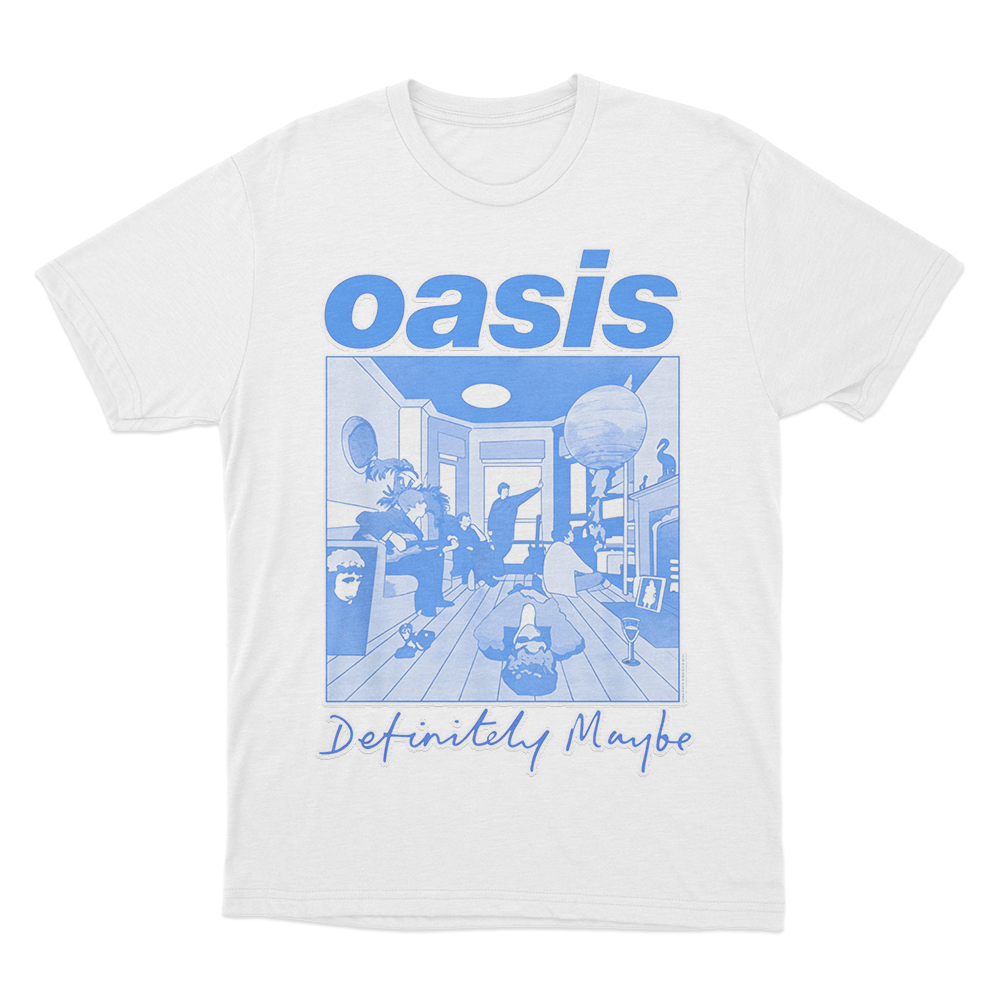 Definitely Maybe Debut Album T Shirt White Definitely Maybe Debut Album T Shirt White