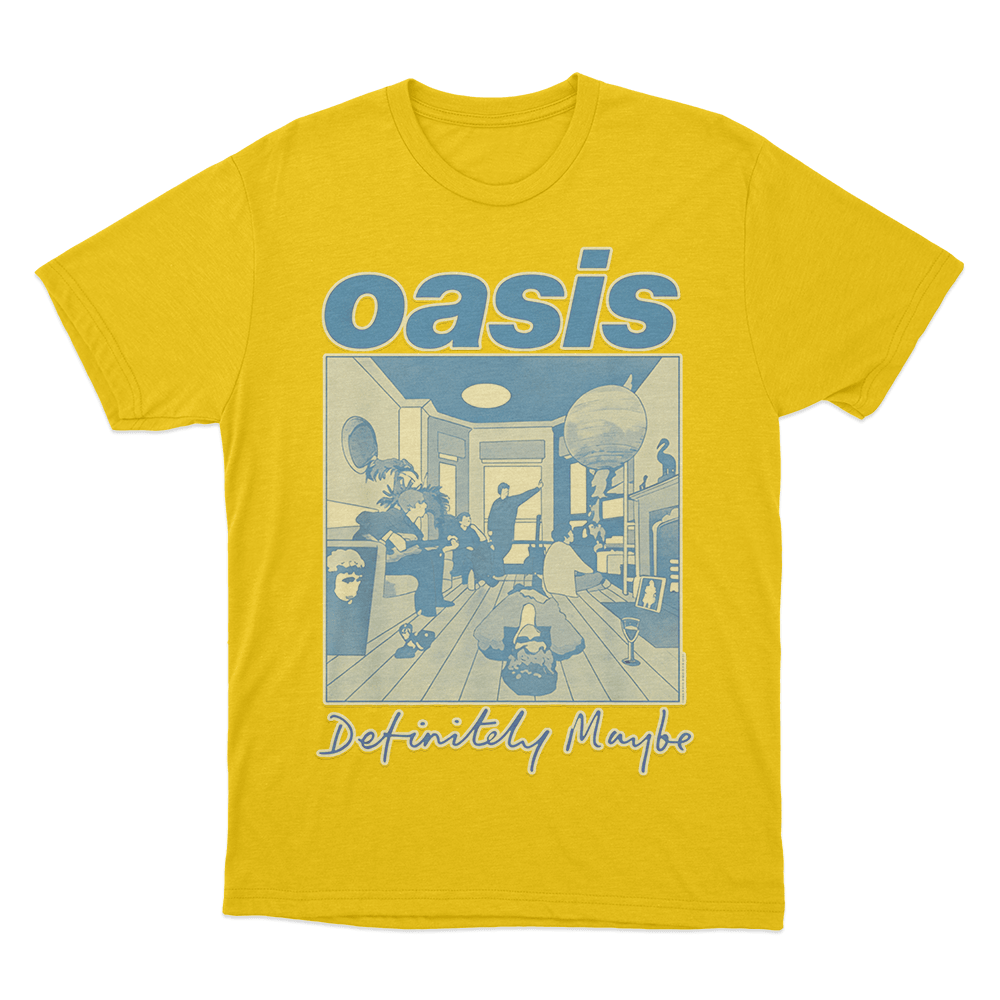 Definitely Maybe Debut Album T Shirt Yellow Definitely Maybe Debut Album T Shirt Yellow