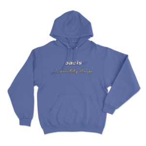 Oasis Definitely Maybe Hoodie Blue