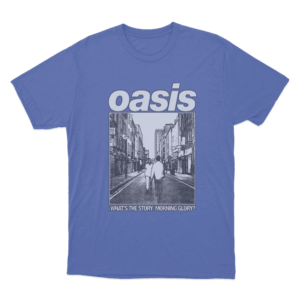 Whats The Story Morning Glory Album T Shirt Blue